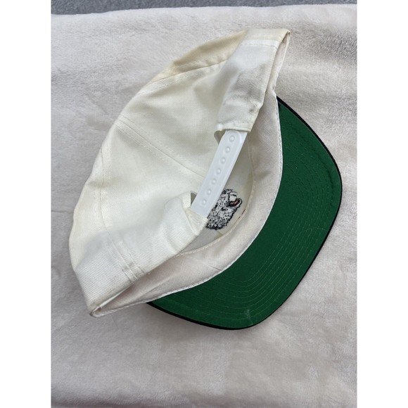 OSU Oregon State University Beavers Hat Stitched White One Size Vintage - Picture 7 of 11